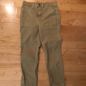 Madewell Stovepipe Fatigue Pants: TENCEL Lyocell Edition - Size US Women's 26